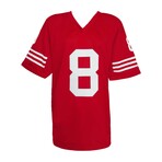 Steve Young // Signed Red T/B Custom Football Jersey