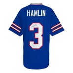 Damar Hamlin // Signed Blue Custom Football Jersey