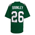 Saquon Barkley // Signed Light Green Custom Jersey