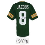 Josh Jacobs // Signed Green Custom Football Jersey