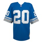 Barry Sanders // Detroit Lions // Signed Blue 1996 Throwback M&N Legacy Jersey