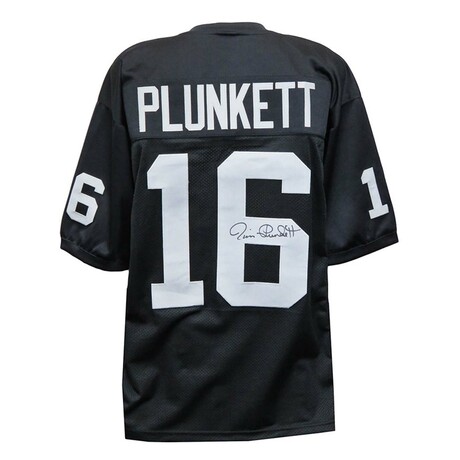 Jim Plunkett // Signed Black Custom Jersey