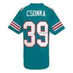 Larry Csonka // Signed Teal Custom Football Jersey