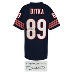 Mike Ditka // Signed Navy Custom Football Jersey