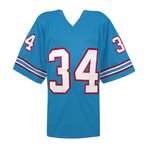 Earl Campbell // Signed Blue T/B Custom Football Jersey