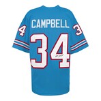 Earl Campbell // Signed Blue T/B Custom Football Jersey