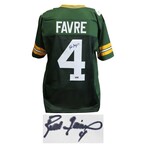 Brett Favre // Signed Green Custom Jersey