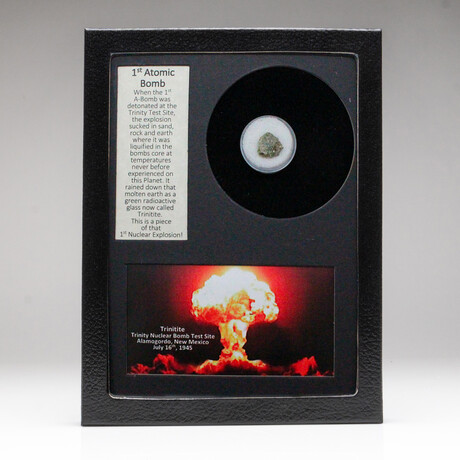 Genuine Trinitite in Display Box