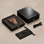 Pointer Instrument Computer Mouse // Leather (Classic Brown)