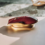 Pointer Instrument Computer Mouse // Leather (Classic Brown)