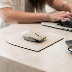 Pointer Instrument Computer Mouse // Leather (Classic Brown)