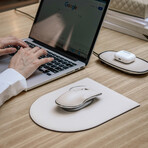 Pointer Instrument Computer Mouse // Leather (Classic Brown)