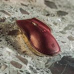 Pointer Instrument Computer Mouse // Leather (Classic Brown)