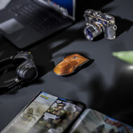 Pointer Instrument Computer Mouse // Leather Free (Amber Noire)