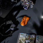 Pointer Instrument Computer Mouse // Leather Free (Amber Noire)