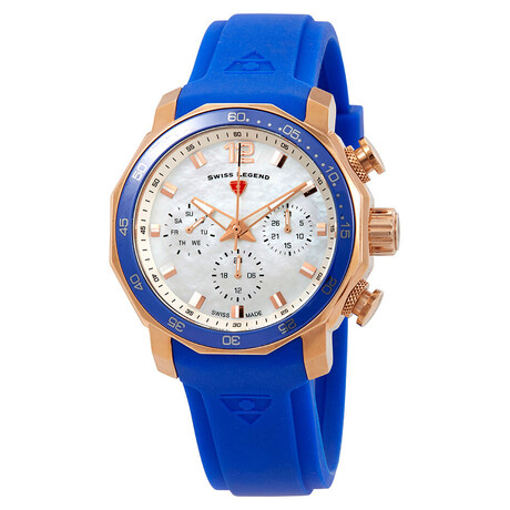 Swiss Legend Ladies Blue Geneve Quartz // SL-16192SM-RG-02-BLUB