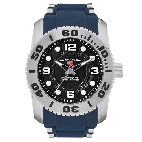 Swiss Legend Commander Quartz // SL-10069SM-01-BLS