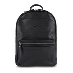 22 Core Premium Leather Backpack // Black