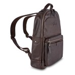 22 Core Premium Leather Backpack // Brown