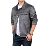 Trucker Lined Jacket // Grey (XS)