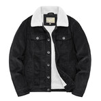 Corduroy Lined Jacket // Black (XL)