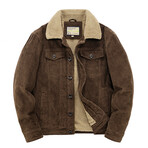 Corduroy Lined Jacket // Brown (M)
