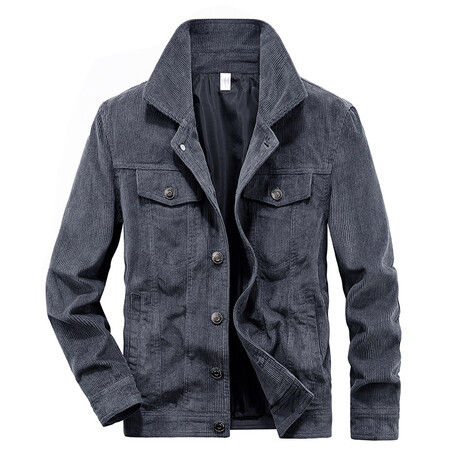Corduroy Jacket // Dark Grey (XS)