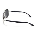 Ray Ban // Men's // RB3683-001B1 Aviator Sunglasses // Silver