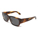 Ray Ban // Men's // RB0947SF-95448 Carlos Square Polarized Sunglasses // Striped Havana