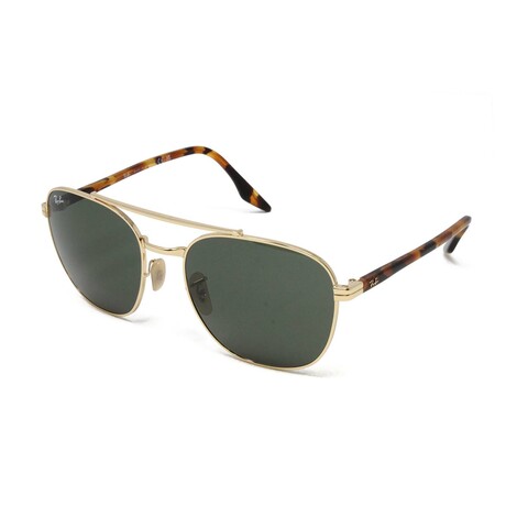 Ray Ban // Men's // RB3688-00131 Aviator Sunglasses // Gold
