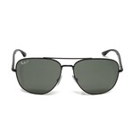 Ray Ban // Men's // RB3683-00258 Aviator Polarized Sunglasses // Black