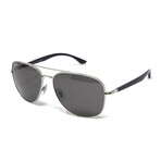 Ray Ban // Men's // RB3683-001B1 Aviator Sunglasses // Silver