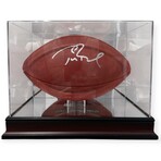 Tom Brady // NE Patriots // Autographed Official Super Bowl LI Football w/ Display Case