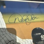 Derek Jeter // NY Yankees // Autographed Photograph w/ Game Used Dirt + Framed