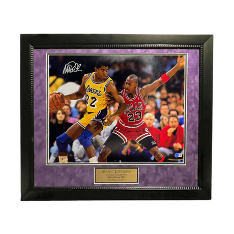 Magic Johnson // LA Lakers // Signed Photo + Framed