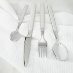 BergHOFF Leo Balance Stainless Steel 24Pc Flatware Set, Moonbeam