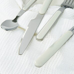 BergHOFF Leo Balance Stainless Steel 24Pc Flatware Set, Moonbeam