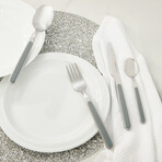 BergHOFF Leo Balance Stainless Steel 24Pc Flatware Set, Moonmist