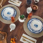 Disney The Nightmare Before Christmas Jack and Sally 8-Piece Dinnerware Set