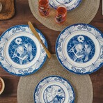 Disney The Nightmare Before Christmas Jack and Sally 8-Piece Dinnerware Set
