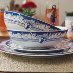 Disney The Nightmare Before Christmas Jack and Sally 8-Piece Dinnerware Set