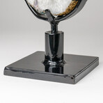 Genuine Amethyst Geode Slice on Stand from Uruguay // 7.5 lbs