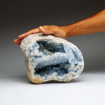 Blue Celestite Cluster From Sankoany, Ketsepy Mahajanga, Madagascar // 14.5 lbs