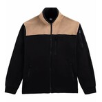 Blocked Fleece Jacket // Black (XL)