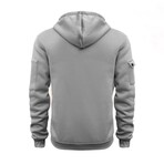 Utility Fleece Hoodie // Light Grey (XL)