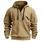 Utility Fleece Hoodie // Khaki (XL)