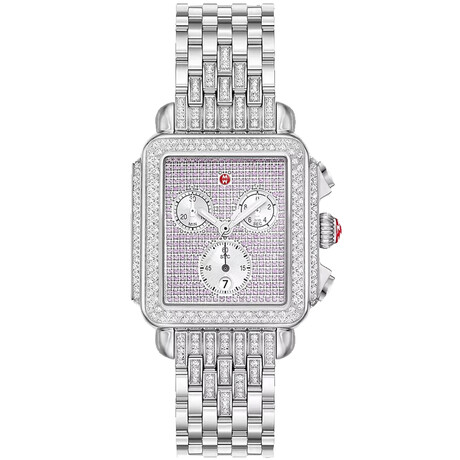 Michele Ladies Limited Edition Deco Diamond Quartz // MWW06A000803
