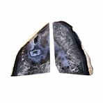 Eternity Agate Medium Pair Bookends // Grey