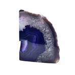 Eternity Agate Medium Single Bookends // Purple