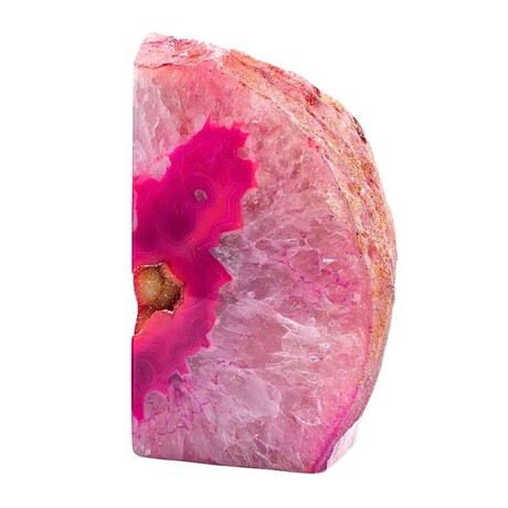 Eternity Agate Large Single Bookends // Pink